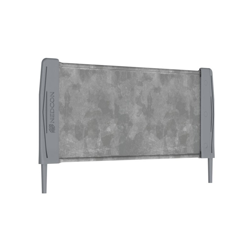 Vakverdeelschot voor oude type legbord, verzinkt, 2-punts, 140mm hoog, 400mm diep