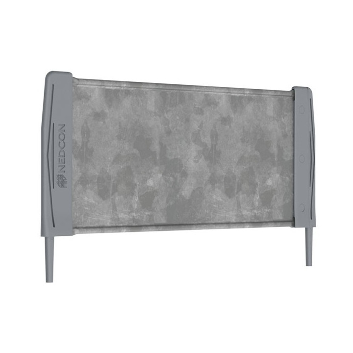 Vakverdeelschot voor oude type legbord, verzinkt, 2-punts, 140mm hoog, 400mm diep