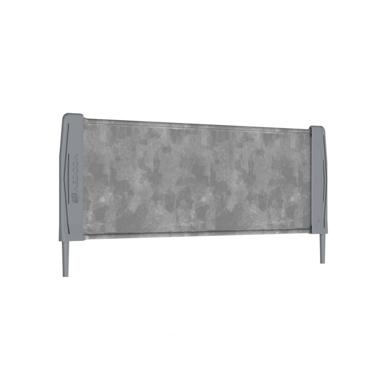 Vakverdeelschot voor oude type legbord, verzinkt, 2-punts, 140mm hoog, 500mm diep