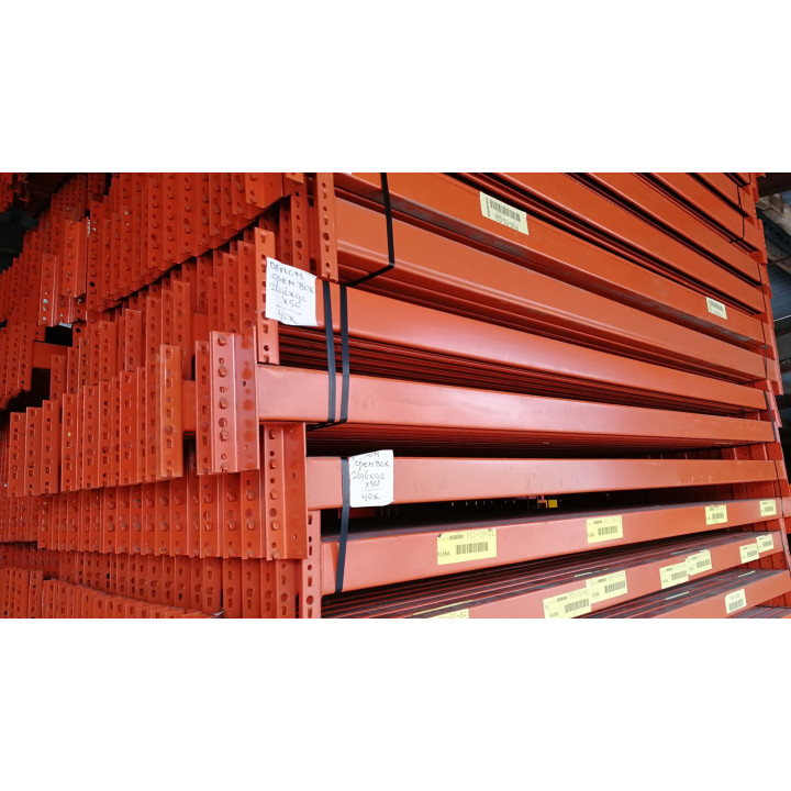 Dexion P90 palletstelling 6500x1100mm (max. 525 kg per pallet) GEBRUIKT