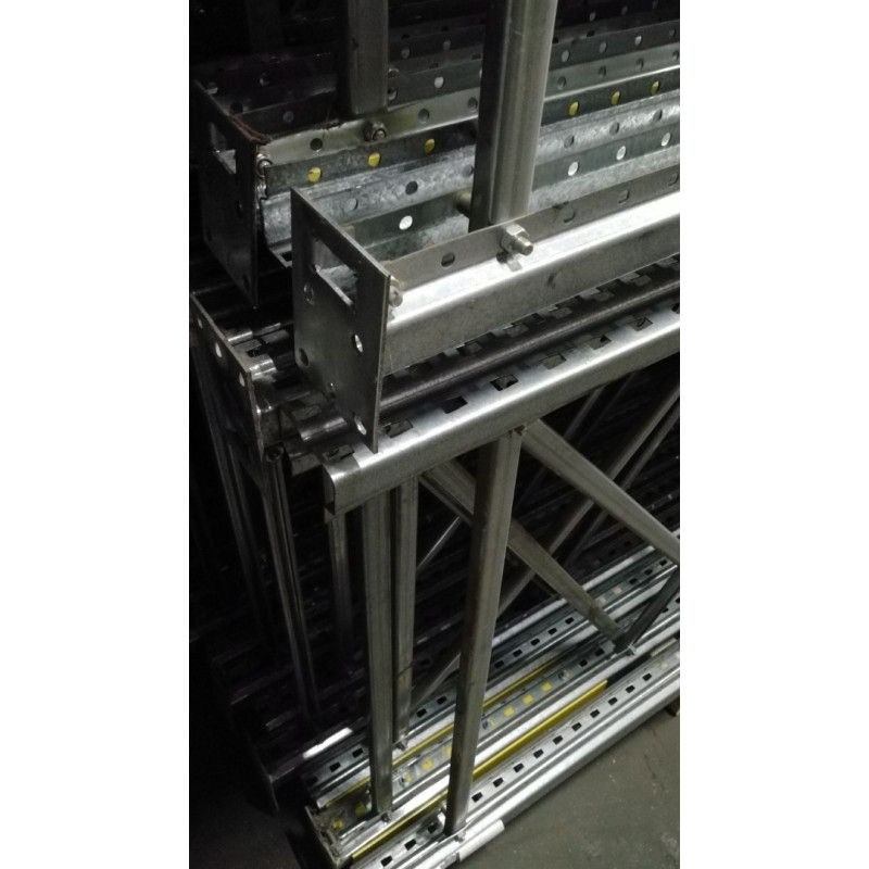 Dexion P90 palletstelling 6500x1100mm (max. 525 kg per pallet) GEBRUIKT