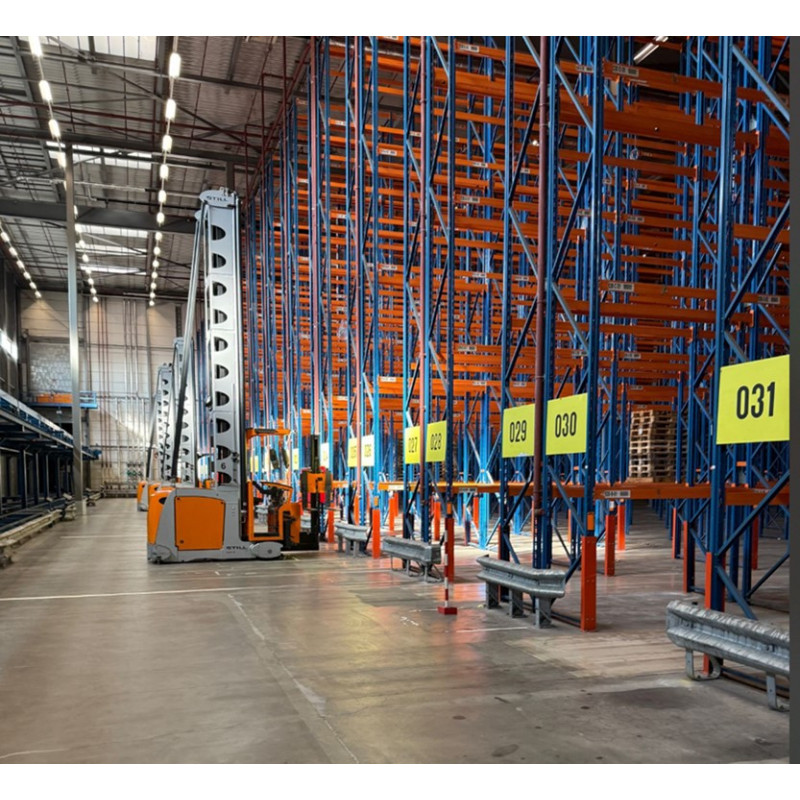Grote partij Nedcon palletstelling 2-12 meter hoog (max. 700 kg per pallet) GEBRUIKT
