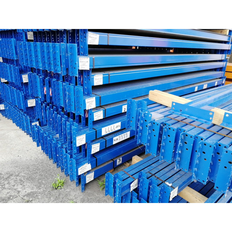 Ligger SSI/Schäfer PR600, type CE110, blauw, 3600 x 110 x 50mm (1900kg) GEBRUIKT